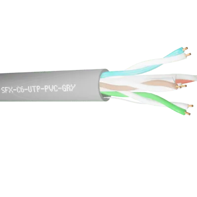 Read more on Securi-Flex SFX/C6-UTP-PVC-GRY-305 | Data Cable Cat6 4 Pairs UTP PVC Grey (305m)