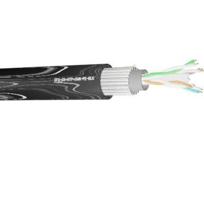 Read more on Securi-Flex SFX/C6-UTP-SWA-PE-BLK-50 | Data Cable Cat6 4 Pairs UTP SWA PE Black (50m)