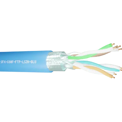 Read more on Securi-Flex SFX/C6A-F-FTP-LSZH-BLU-305 | Data Cable Cat6a 4 Pairs F/FTP LSZH Blue (305m)