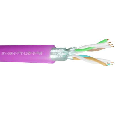 Read more on Securi-Flex SFX/C6A-F-FTP-LSZH-D-PUR-1 | Data Cable Cat6A 4 Pairs F/FTP Dca LSZH Purple (1m)