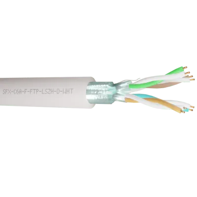 Read more on Securi-Flex SFX/C6A-F-FTP-LSZH-D-WHT-1 | Data Cable Cat6A 4 Pairs F/FTP Dca LSZH White (1m)