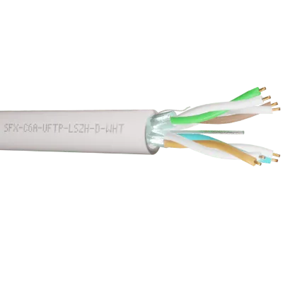Read more on Securi-Flex SFX/C6A-UFTP-LSZH-D-WHT-305 | Data Cable Cat6A 4 Pairs U/FTP Dca LSZH White (305m)