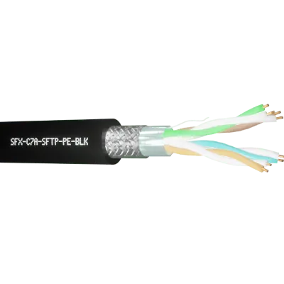 Read more on Securi-Flex SFX/C7A-S-FTP-PE-BLK-1 | Data Cable Cat7A 4 Pairs S/FTP PE Black (1m)