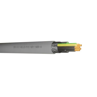 Read more on Securi-Flex SFX/CY-4C-2.5-PVC-GRY-NBR-U-1 | CY Cable Flexible 2.5mm 4 Core Numbered Cores PVC Grey (1m)