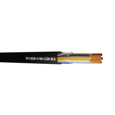Read more on Securi-Flex SFX/DS-16-2-6A-LSZH-BLK-100 | Defence Standard Control Cable 16 x 0.2mm 6 Core Unscreened UV LSZH Black (100m)