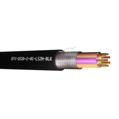 Read more on Securi-Flex SFX/DS-16-2-8C-LSZH-BLK-100 | Defence Standard Control Cable 16 x 0.2mm 8 Core TCWB Screened UV LSZH Black (100m)