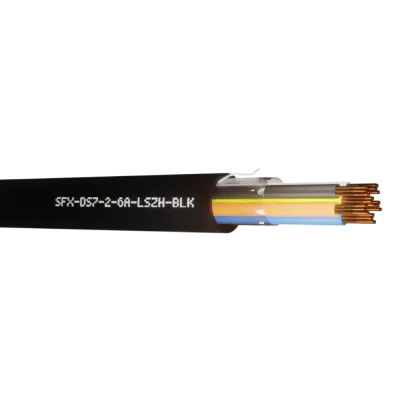 Read more on Securi-Flex SFX/DS-7-2-6A-LSZH-BLK-100 | Defence Standard Control Cable 7 x 0.2mm 6 Core Unscreened UV LSZH Black (100m)
