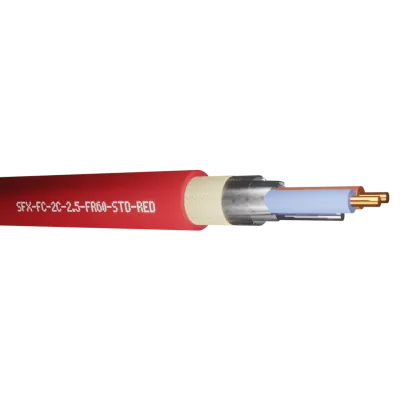 Read more on Securi-Flex SFX/FC-2C-2.5-FR60-STD-RED-100 | Fire Rated Cable 2.5mm 2 Core 300/500V Red Standard FLAME-FLEX 60 (100m)