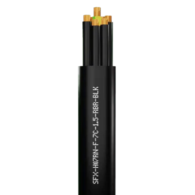 Read more on Securi-Flex SFX/H07RN-F-7C-2.5-RBR-BLK-1000 | Power Cable Flexible 7 Core 2.5mm H07RN-F Rubber Black (1000m)