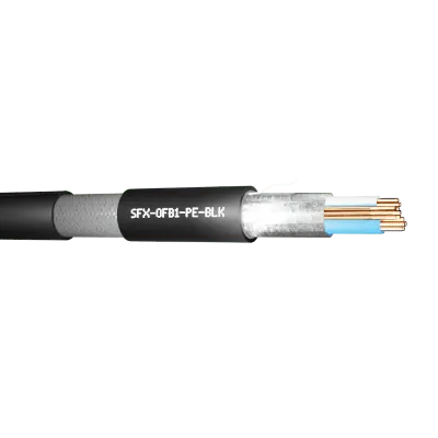 Read more on Securi-Flex SFX/OFB1-PE-BLK-1 | Belden Cable OFB1 1 Pair 24AWG Overall Foil and Braid Screen 600V PE Black 9841 (1m)