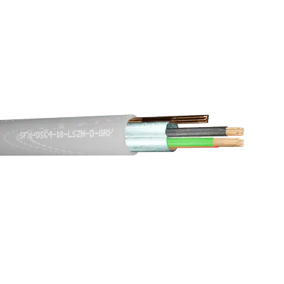 Read more on Securi-Flex SFX/OSC4-18-LSZH-D-GRY-100 | Belden Cable OSC4-18 4 Core 18AWG Overall Foil Screen 600V Dca LSZH Grey 9418 (100m)