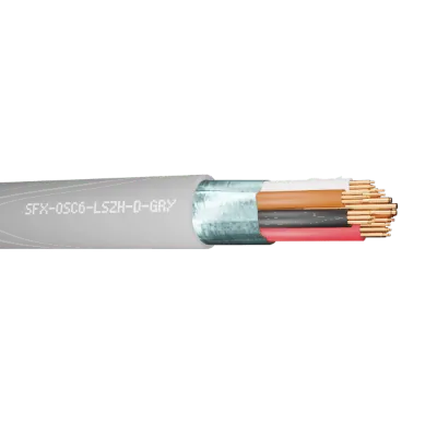Read more on Securi-Flex SFX/OSC6-LSZH-D-GRY-100 | Belden Cable OSC6 6 Core 24AWG Overall Foil Screen 600V Dca LSZH Grey 9536 (100m)