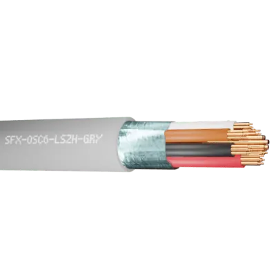 Read more on Securi-Flex SFX/OSC6-LSZH-GRY-200 | Belden Cable OSC6 6 Core 24AWG Overall Foil Screen 600V LSZH Grey 9536 (200m)