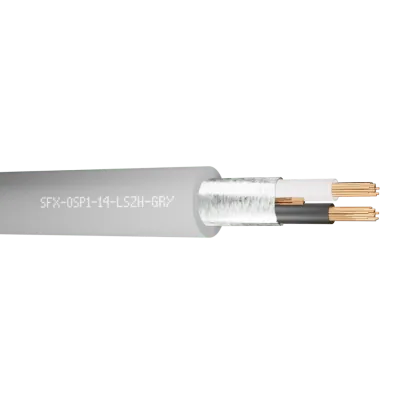 Read more on Securi-Flex SFX/OSP1-14-LSZH-GRY-200 | Belden Cable OSP1-14 1 Pair 14 AWG Overall Foil Screen 600V LSZH Grey 8720 (200m)