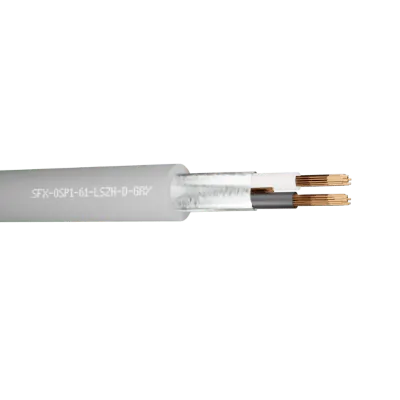 Read more on Securi-Flex SFX/OSP1-61-LSZH-D-GRY-100 | Belden Cable OSP1-61 1 Pair 22AWG Overall Foil Screen 600V Dca LSZH Grey 8761 (100m)