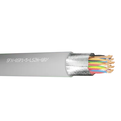 Read more on Securi-Flex SFX/OSP15-LSZH-GRY-1 | Belden Cable OSP15 15 Pairs 24AWG Overall Foil Screen 600V LSZH Grey 9515 (1m)