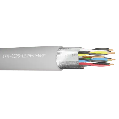 Read more on Securi-Flex SFX/OSP6-LSZH-D-GRY-100 | Belden Cable OSP6 6 Pairs 24AWG Overall Foil Screen 600V Dca LSZH Grey 9506 (100m)