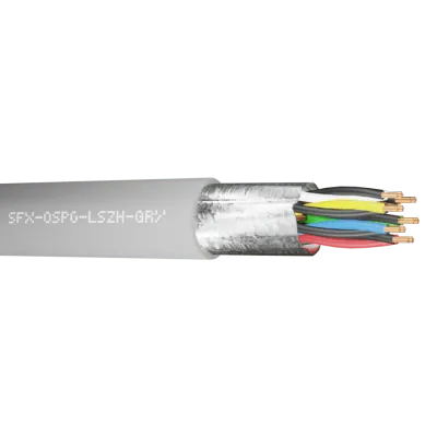 Read more on Securi-Flex SFX/OSP6-LSZH-GRY-100 | Belden Cable OSP6 6 Pair 24AWG Overall Foil Screen 600V LSZH Grey 9506 (100m)