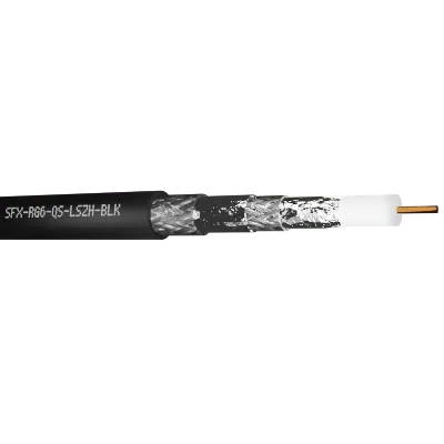 Read more on Securi-Flex SFX/RG6-QS-LSZH-BLK-100 | RG6 Coaxial Cable Quad Shield Black UV LSZH (100m)