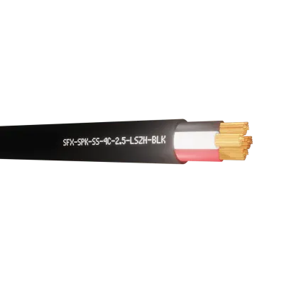 Read more on Securi-Flex SFX/SPK-SS-4C-2.5-LSZH-BLK-1 | Speaker Cable Secure Sound 4 Core OFC 2.5mm Round UV LSZH Black (1m)
