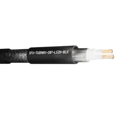 Read more on Securi-Flex SFX/TWINAX-207-LSZH-BLK-1 | Belden Cable Twinaxial 207 2 Core 20AWG Overall Foil and Braided Screen 100ohm UV LSZH Black 9207 (1m)