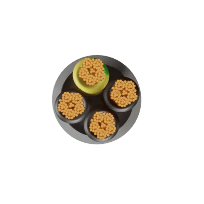 44064-2 Securi-Flex SFX/YY-4C-4.0-LSZH-GRY-NBR-U-1 | YY Cable Flexible 4mm 4 Core Numbered Cores LSZH Grey (1m)