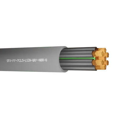 Read more on Securi-Flex SFX/YY-7C-2.5-LSZH-GRY-NBR-U-1 | YY Cable Flexible 2.5mm 7 Core Numbered Cores LSZH Grey (1m)
