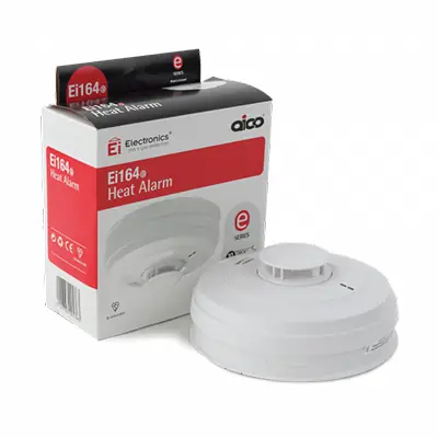 Read more on Aico EI164E | 230V Mains Powered Heat Detector Alarm, White