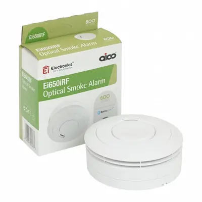 Read more on Aico EI650RF | RadioLINK+ Battery Powered Optical Smoke Detector Alarm, White