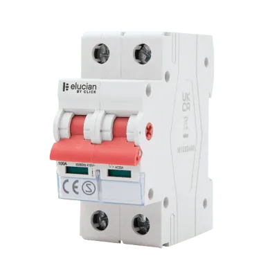 Read more on Click Scolmore CU2MS100 | Mains Isolator Switch 100A 2 Pole