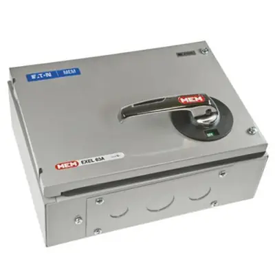 Read more on Eaton 100AXD2 | 100A 415V Three Phase Double Pole (DP) Non Fused Isolator Switch Disconnector