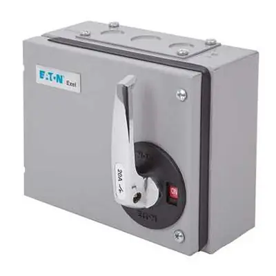 Read more on Eaton 15AXD2 | 20A 415V Three Phase Double Pole (DP) Isolator Switch Disconnector
