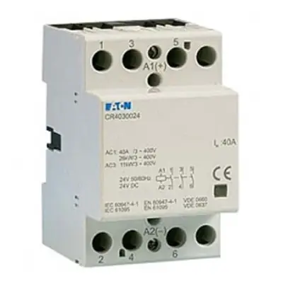 Read more on Eaton CR6340024 | Memshield3 63A 24V AC/DC Modular Contactor