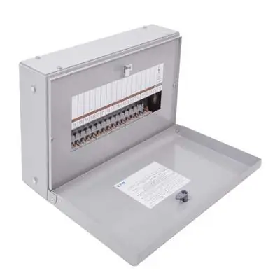 Read more on Eaton EAM16 | Memshield 3 125A 16 Way Type A Single Pole + Neutral SPN Distribution Board without Incomer, Metal