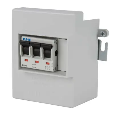 Read more on Eaton EBMS1253 | Memshield 3 125A Type B Triple Pole TP 3 Module Main Switch Disconnector Isolator