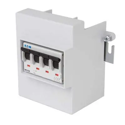 Read more on Eaton EBMS1253N | Memshield 3 125A Type B Triple Pole + Neutral TPSN 3 Module Main Switch Disconnector Isolator