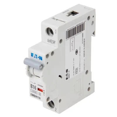 Read more on Eaton EMBH116 | Memshield 3 16A 10kA Type B Single Pole SP MCB