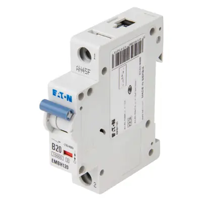 Read more on Eaton EMBH120 | Memshield 3 20A 10kA Type B Single Pole SP MCB