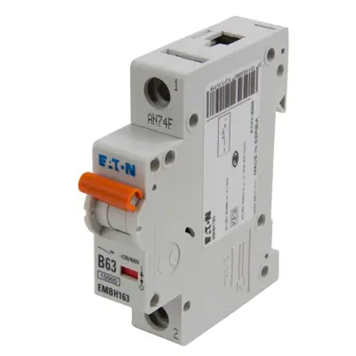 Read more on Eaton EMBH163 | Memshield 3 63A 10kA Type B Single Pole SP MCB
