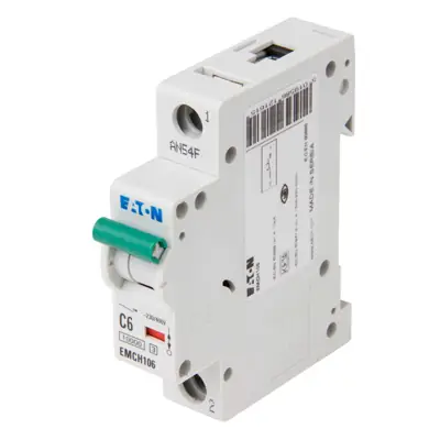 Read more on Eaton EMCH106 | Memshield 3 6A 10kA Type C Single Pole SP MCB