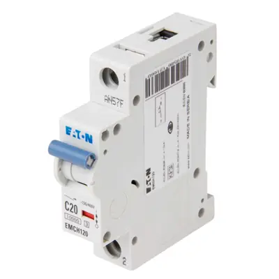 Read more on Eaton EMCH120 | Memshield 3 20A 10kA Type C Single Pole SP MCB