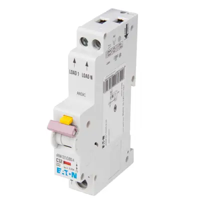 Read more on Eaton EMCH132R30C | Memshield 3 32A 30mA 10kA Type C Single Pole SP RCBO