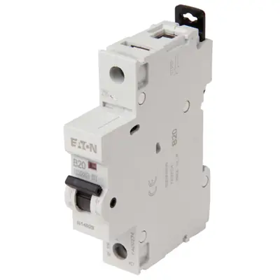 Read more on Eaton MBH120 | Memshield 2 20A 10kA Single Pole Type B MCB