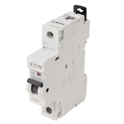 Read more on Eaton MCH106 | 6A 10kA Type C Single Pole SP MCB