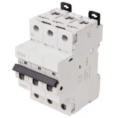 Read more on Eaton MCH363 | Memshield 2 63A 10kA 3 Pole C Curve MCB