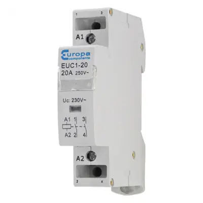 Read more on Europa CMC202P | Memshield 3 20A 230V 2P Modular Contactor