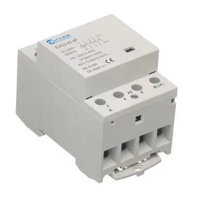 Read more on Europa CMC404P | 40A 240V 4 Pole Modular Contactor