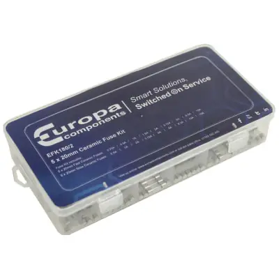 Read more on Europa EFK180 2 | 180 Piece 5 x 20mm Ceramic Fuse Kit Set