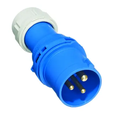 Read more on Europa IP323P | 230V 32A 2 Pole + E IP44 Industrial Mains Plug, Blue