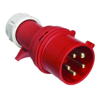 Read more on Europa IP635N | 415V 63A 3 Pole + N + E IP44 Industrial Mains Plug, Red
